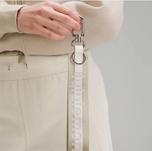 Lululemon Never Lost Keychain NWOT